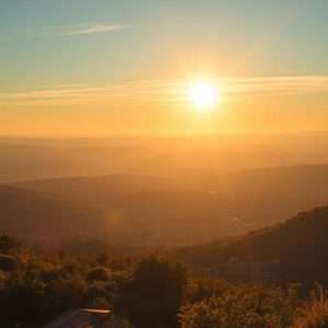 Reflection of the sun