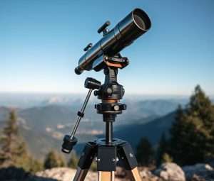 German equatorial type of telescope mount