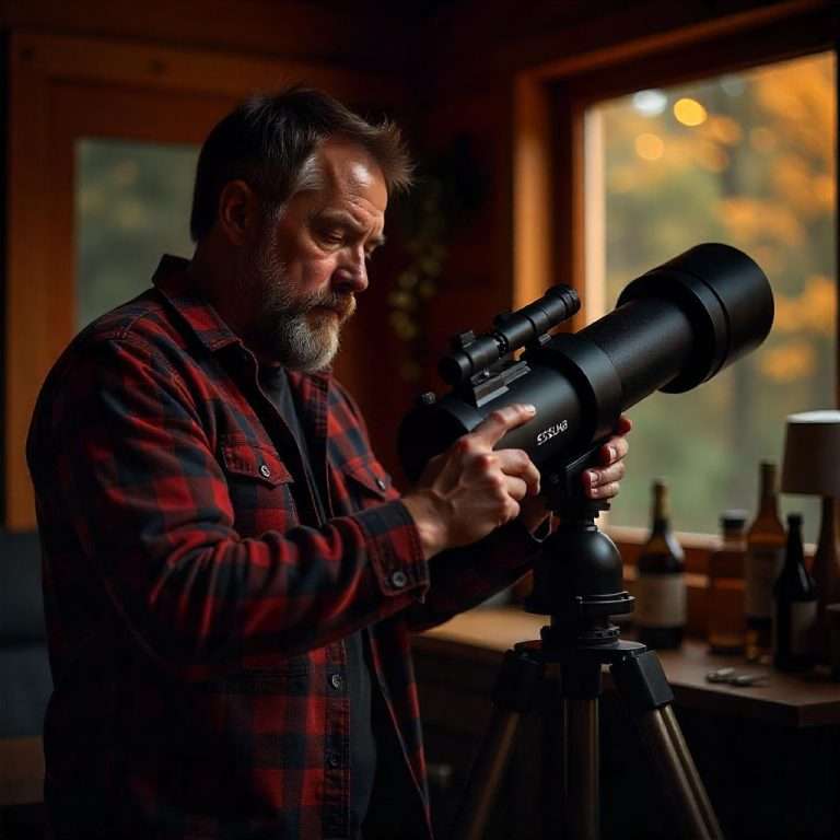 Newtonian vs Dobsonian Telescopes: What’s the Difference and Which Should You Choose? ESSLNB 400x80mm Refractor Telescope in use